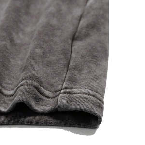 Pantalones Cortos de Algodón Lavado al Ácido para Hombre, Estilo Casual, Deportivo y Urbano - Product Image 4