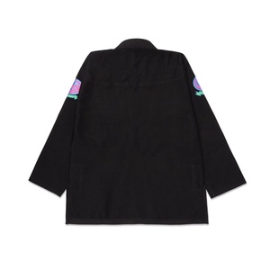 Nouveau Kimono de BJJ Unisexe Adulte en Coton Perlé 450 GSM Respirant, Léger et à Séchage Rapide, Style Rétro Noir Dégradé, avec Sac - Product Image 2