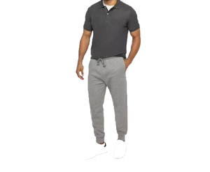 Pantalon de survêtement gris pour homme, décontracté, respirant, léger, avec poches latérales, taille élastique, cordon de serrage, en coton, pour l'automne - Product Image 6