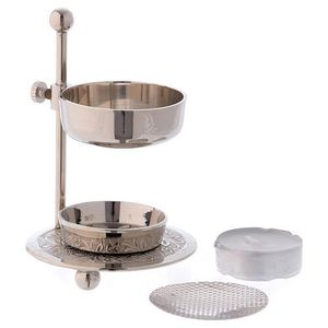<b>Silver</b> Nickel Plated Brass Adjustable Incense <b>Burner</b> with Durable Long-lasting Design for Aromatic Use - Product Image 3