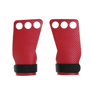 Factory Direct Gymnastic Hand Grips with Non-Slip Leather Palm, <b>Adjustable</b> <b>Straps</b> for Gym, Pull-Ups, Rings, CrossFit, Strength - Product Image 3