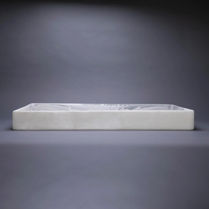Bandeja de Servicio Multifuncional de Resina de Lujo Hecha a Mano, Suministro Directo de Fábrica, para Servir Comida, Bebidas y Aperitivos en Bodas, Estilo Moderno Mármol - Product Image 5