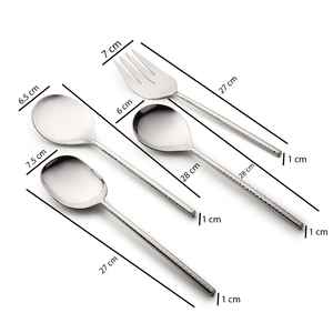 Cuchara de Boda de Acero Inoxidable con Acabado Espejo de Gran Calidad, Procedente de India, para Uso en Cocina, Hogar y Hotel, Juego de Cucharas para Servir Comida - Product Image 5