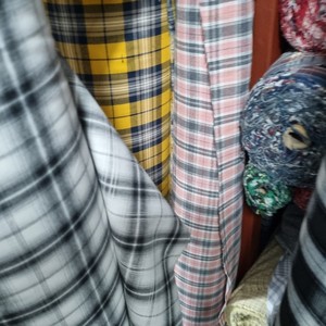 Tela de Algodón Tejida Estampada Hecha en Corea, Tela de Alta Calidad con Estampado Geométrico para Vestidos de Mujer, Ropa de Fiesta - Product Image 3