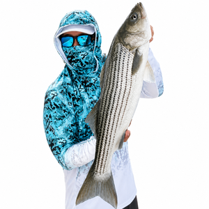 Sudadera con Capucha para Hombre, 100% Algodón, Secado Rápido, Transpirable, Manga Raglán, Protección Solar UPF 50+ - Product Image 3