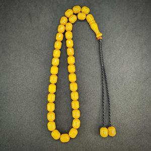 Rosario de Resina Hecho a Mano, Cuentas de Oración Islámicas Musulmanas, Regalo Religioso, Decoración para el Hogar, Tema de Ángel, Forma de Búho - Product Image 1