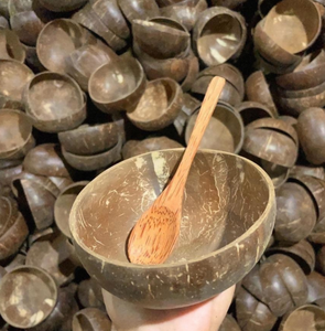 Wholesale Natural Coconut Shell Bowls-Handmade Eco-Friendly Biodegradable Lightweight Bowls for Home Hotel Restaurant - Product Image 2