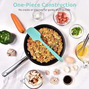 Direct Sales Heat-Resistant Multi-Color <b>Silicone</b> Spatula Non Stick Flexible Scrapers <b>Baking</b> Cooking Blending Mixing Tools - Product Image 6