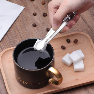 ที่คีบน้ำตาลก้อนเล็กแบบมีโลโก้สั่งทำ ที่คีบสแตนเลสคุณภาพพรีเมียมสำหรับบาร์ ร้านอาหาร งานปาร์ตี้ ที่คีบครัวขนาดเล็ก - Product Image 5