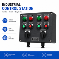 Estación de Control a Prueba de Explosiones Personalizada IP65 220V 380V con Botón Pulsador para Control de Motor, Bomba y Ventilador