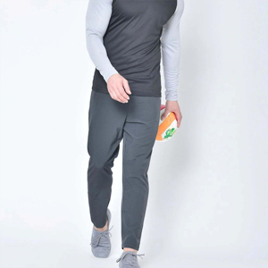 2026 Men's Long Sleeve <b>Raglan</b> <b>T</b>-<b>Shirt</b> Solid Color Knitted O-Neck Quick Dry Slim Fit Sporty Gray and Light Gray - Product Image 2