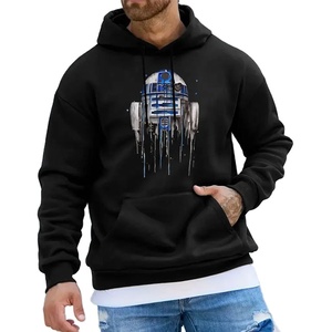 เสื้อฮู้ดดี้พิมพ์ลายคุณภาพสูง ผ้าฝ้าย 100% ผ้าพื้นฐานผสมฝ้าย คอฮู้ด พิมพ์ลาย ไซส์ใหญ่ สำหรับฤดูหนาว - Product Image 1