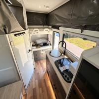 Caravane tout-terrain légère pour expéditions, avec suspension indépendante, pour le camping en terre inconnue et les aventures en plein air