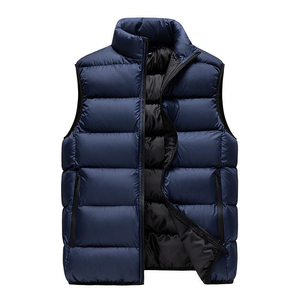 Premium Quality Lightweight Waistcoat Warm Bubble Packable Sleeveless Jacket Plus Size Winter <b>Men</b> Puffer <b>Vest</b> for <b>Men</b> - Product Image 4