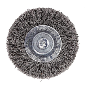 Brosse rotative en fil d'acier de 2 pouces, tige de 6 mm, longueur des poils 1, manche en acier allié, pour meulage industriel, en vrac - Product Image 4