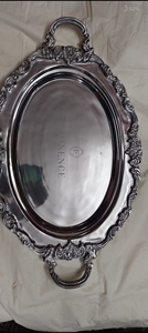 <b>Vintage</b> Portable Decorative Aluminium <b>Ashtray</b> Handmade Embossed Floral Rim Ribbed Bowl Tabletop Decor High Finishing - Product Image 5