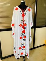 Robe longue de plage gothique brodée sexy à taille empire japonaise, vêtements pour femmes, robe maxi bohème florale sexy, couvre-vêtement de plage
