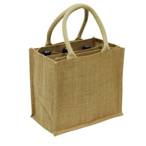 Vente en gros de sacs fourre-tout en lin personnalisés Sacs à main en jute avec logo pour femmes sacs-cadeaux promotionnels - Product Image 6