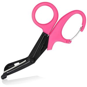 Tijeras Médicas para Trauma, Tijeras Profesionales de Rescate de Emergencia, Acero Inoxidable, Herramienta para Cortar Vendajes, Punta Roma, Seguras - Product Image 4