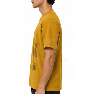 Camiseta con estampado reflectante esencial para el día a día, camiseta de algodón suave con cuello redondo para hombre, ropa informal de calle, ropa ligera de moda - Product Image 5