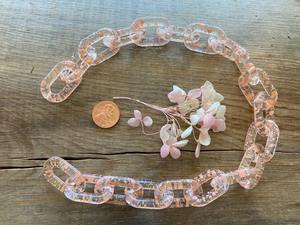 Chaîne murale décorative en résine époxy faite à la main, art moderne pour l'intérieur de la maison, chaîne murale décorative de luxe en résine époxy - Product Image 5