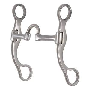 Mors à joues pleines de luxe pour cheval, mors à anneaux mobiles, mors de correction articulé, bijoux équestres pour cheval - Product Image 1