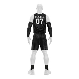 Ensemble de shorts et maillot de basket-ball personnalisés avec logo, uniforme d'équipe pour hommes, vêtements de sport par sublimation, fournisseur en gros OEM ODM - Product Image 3