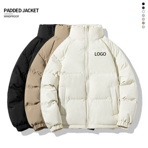 Hot Sale Oversized Plus Size Men's Puffer Jacket Thick <b>Warm</b> Bubble Winter Coat Custom Logo OEM ODM Wholesale - Product Image 2