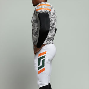 Maillots de football américain professionnels sur mesure 100 % polyester, ensembles personnalisés avec motif camouflage, manches courtes, respirants, uniformes d'équipe - Product Image 6