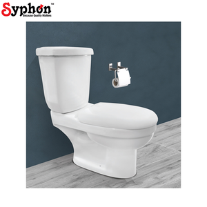 Fabriqué en Inde, toilettes à poser au sol de qualité supérieure, deux pièces, pour les maisons, les appartements et les salles de bain commerciales - Product Image 1