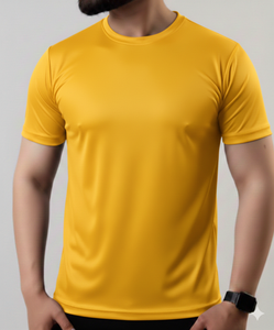 เสื้อยืดผ้าฝ้ายสีพื้นสำหรับผู้ชายคุณภาพพรีเมียม สไตล์ลำลอง น้ำหนักเบา 180 GSM ระบายอากาศได้ดี ป้องกันรอยยับ สวมใส่สบาย - Product Image 2