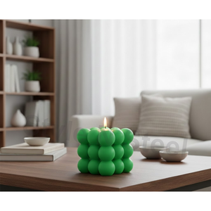 Bougies parfumées en forme de bulle pour Noël, Pâques, anniversaires, la Saint-Valentin et les célébrations de Diwali - Product Image 2