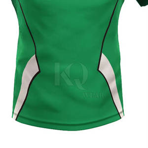 Ensemble d'uniformes de rugby personnalisés pour hommes, maillot à manches courtes respirant et léger de haute qualité, short assorti, parfait pour l'entraînement en équipe - Product Image 6