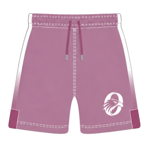 Ensemble de rugby blanc rose poussière, maillot à manches courtes avec fermeture éclair sur le devant, short assorti, respirant, uniforme de sport pour l'entraînement en équipe - Product Image 5