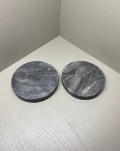 Sous-verres en pierre naturelle fabriqués à la main finition lisse ensemble de dernière conception pour l'intérieur de la cuisine ou les occasions de mariage - Product Image 4