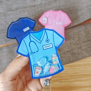 Acrylic Shaker Cute Charms Custom Acrylic Shaker <b>Keychain</b> Keyring Wholesale Custom <b>Personalized</b> Design For Nurse - Product Image 2