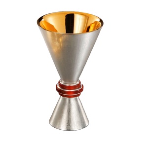 Calice très demandé, couleur argent et or, également personnalisable avec gravure, calice fait main en laiton de haute qualité, articles religieux. - Product Image 1