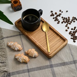 Bandeja de Servir de Madera Hecha a Mano de Primera Calidad para Desayuno, Cama, Comedor, Decoración del Hogar - Decorativa y Ecológica - Product Image 5