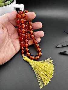 Elegante Tasbih Islámico Hecho a Mano con Resina Ecológica, Cuentas de Oración Misbaha, Rosario para Dhikr, Meditación, Adoración Espiritual - Product Image 4