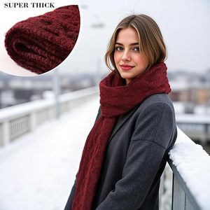 Bufanda de punto unisex de alto margen de beneficio - Muffler de invierno listo para la venta minorista - Envoltura de moda de punto acanalado suave con logotipo personalizado - Product Image 5