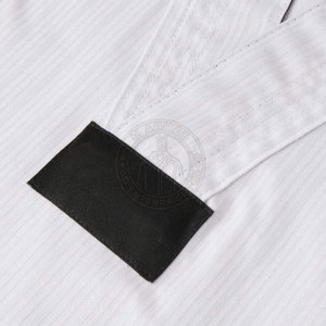 Kimono de Jiu Jitsu de Manga Larga de Algodón con Logotipo Frontal, Ligero y de Alta Calidad, Uniforme de Taekwondo para Artes Marciales, Venta al Por Mayor OEM - Product Image 5