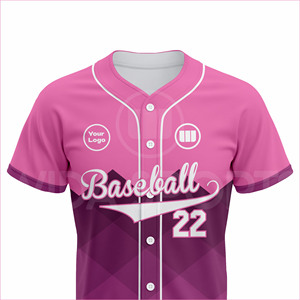 Trending Wida Sports Custom Baseball Jersey Set Breathable Quick Dry Polyester Sublimation Team Uniform OEM Private <b>Label</b> Supply - Product Image 4