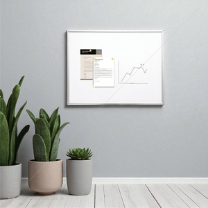 Pizarra Magnética con Marco de Aluminio Esmaltado y Esquinas Protectoras, Marca SYH, para Escuelas y Oficinas - Product Image 6