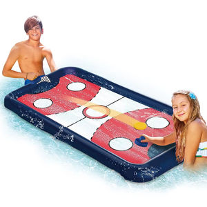 Juego de Piscina Inflable – Mesa de Hockey con Tobogán - Product Image 1