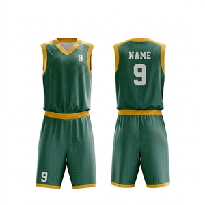 Uniforme de basketball sans manches sur mesure, 100% polyester, grande taille, impression numérique, respirant, séchage rapide, logo couleur personnalisé, tout inclus - Product Image 1