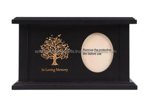 Urna de madera hecha a mano para cenizas de adultos, urnas funerarias para entierro con alta calidad. - Product Image 6