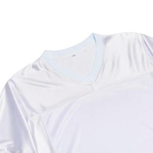 Vêtements de sport, maillot de football américain, nom du joueur, 100% polyester, protection UV, manches courtes, couleur personnalisée, léger, nouvelle arrivée - Product Image 3