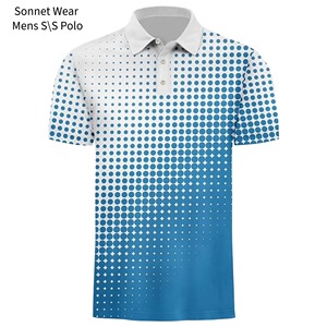 Polos de manga corta estampados para hombre - Product Image 5
