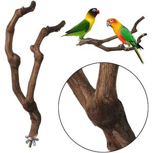 Kathson Posatoio Naturale in Legno di Vite Selvatica per Uccelli e Pappagalli - Product Image 3