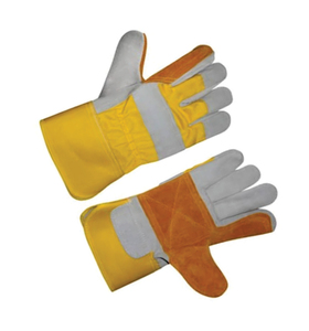 Holy Signs International Grade Leather Double Palm Heavy Duty Anti-Chemical Breathable Safety Cuff 26cm <b>Latex</b>-Free <b>Gloves</b> - Product Image 6
